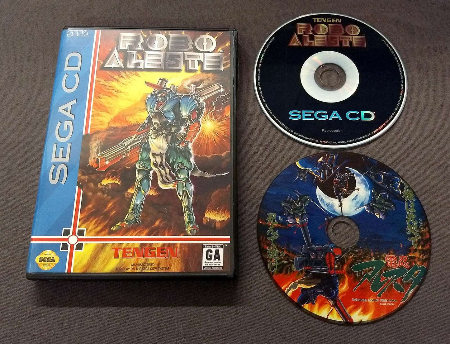Robo Aleste Sega CD Reproduction