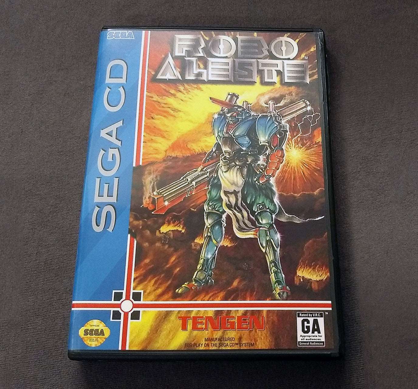 Robo Aleste Sega CD Reproduction