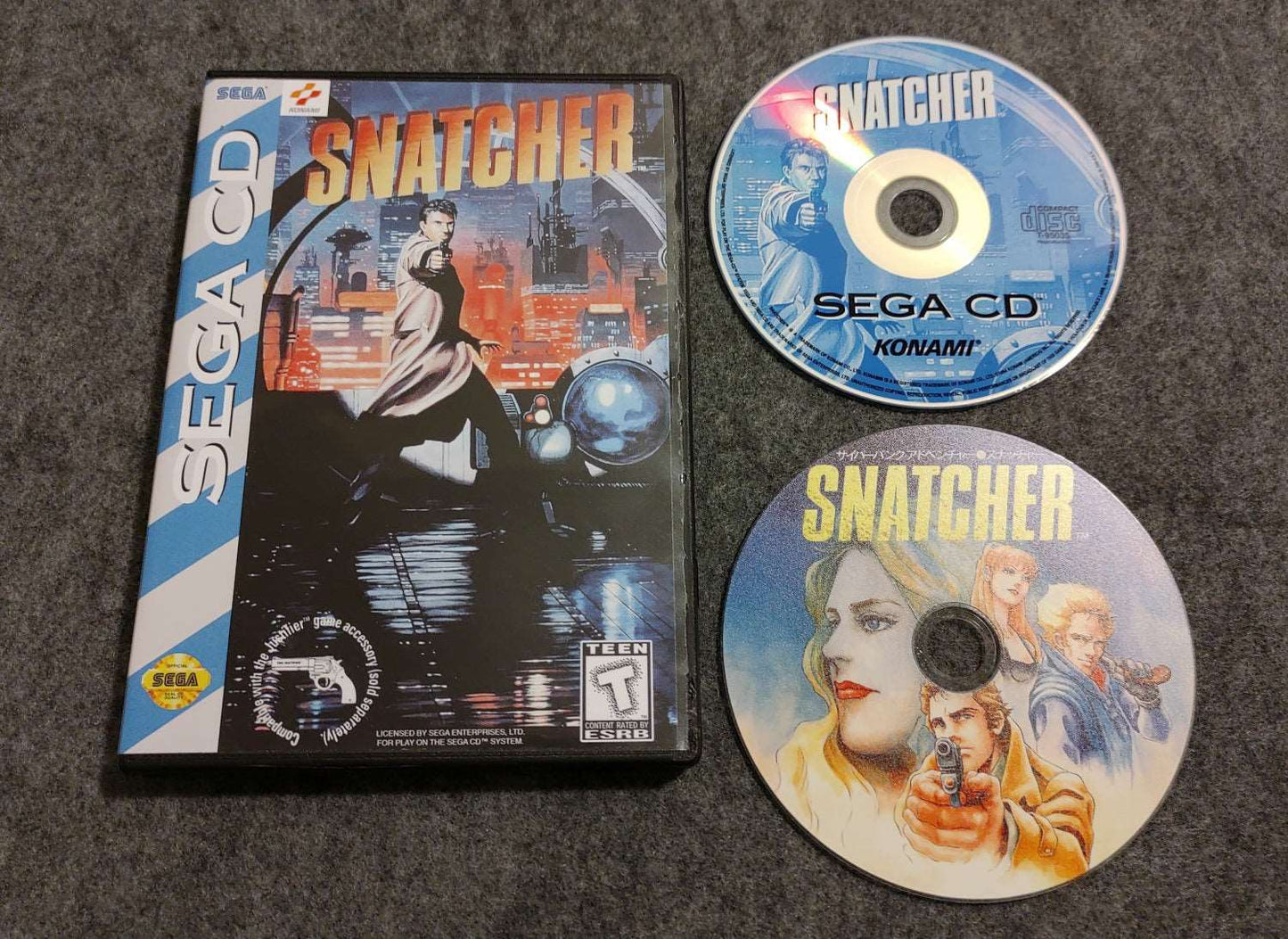 Snatcher Sega CD Reproduction
