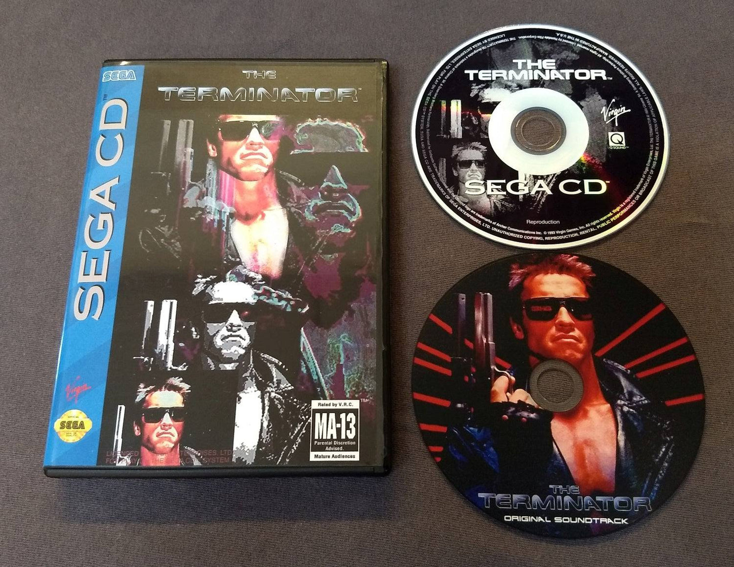 The Terminator Sega CD Reproduction