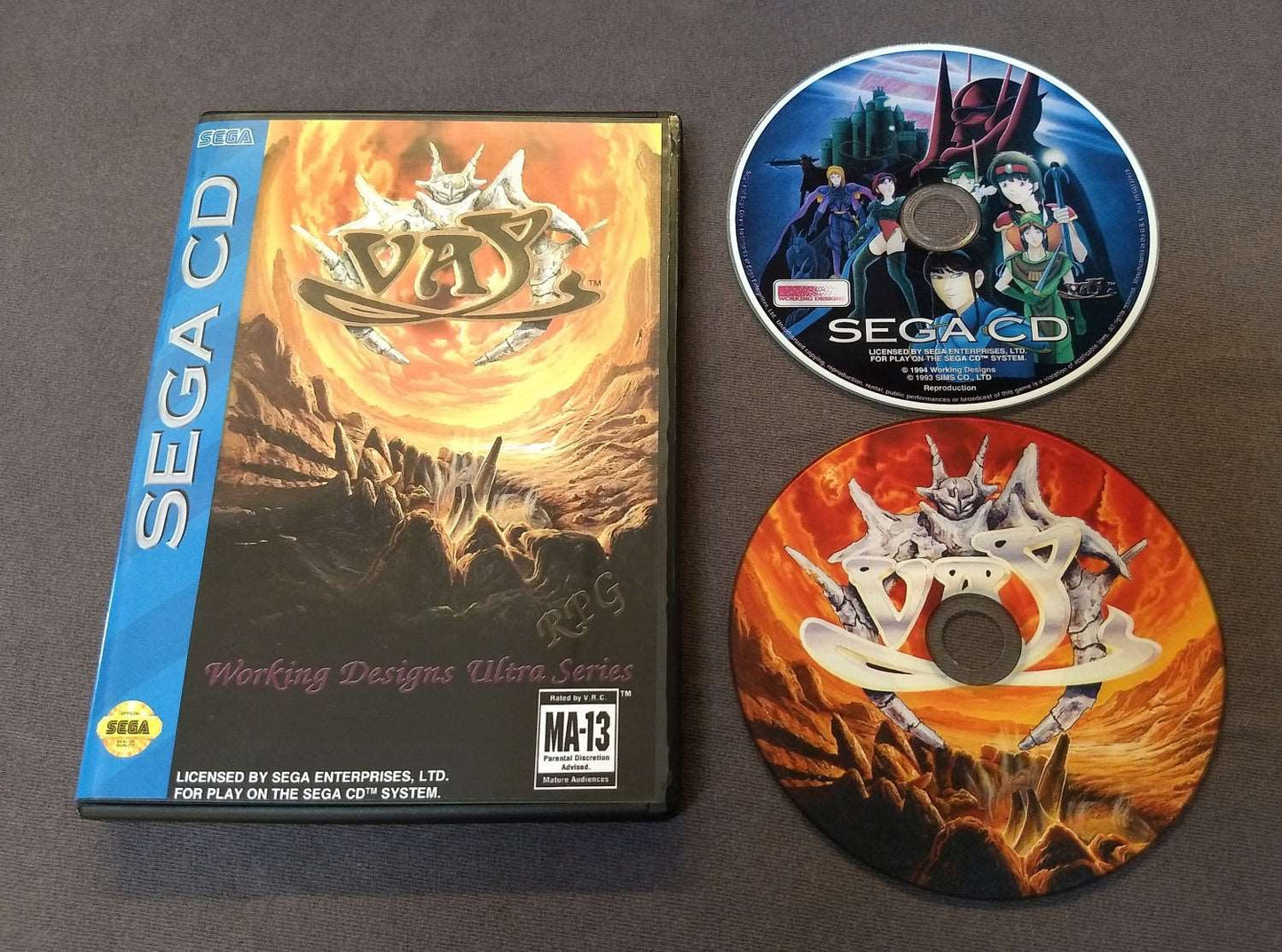 Vay Sega CD Reproduction