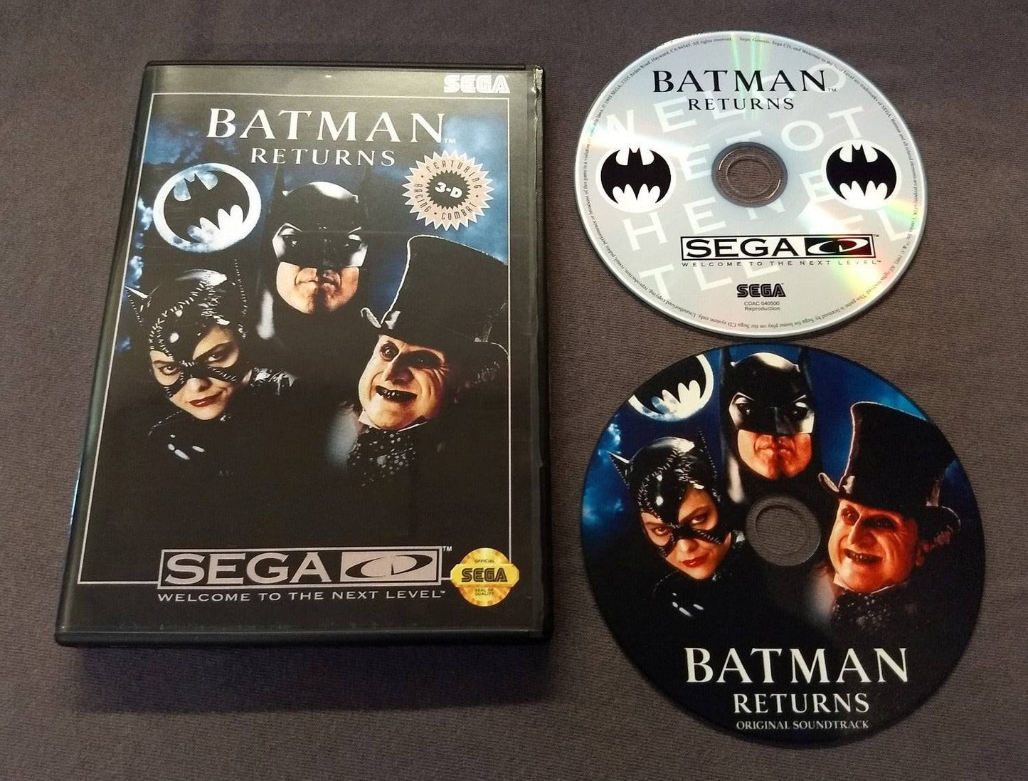 Batman Returns Sega CD Reproduction