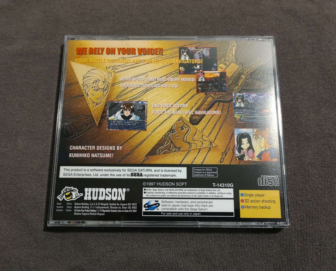 Bulk Slash Sega Saturn Reproduction (English)