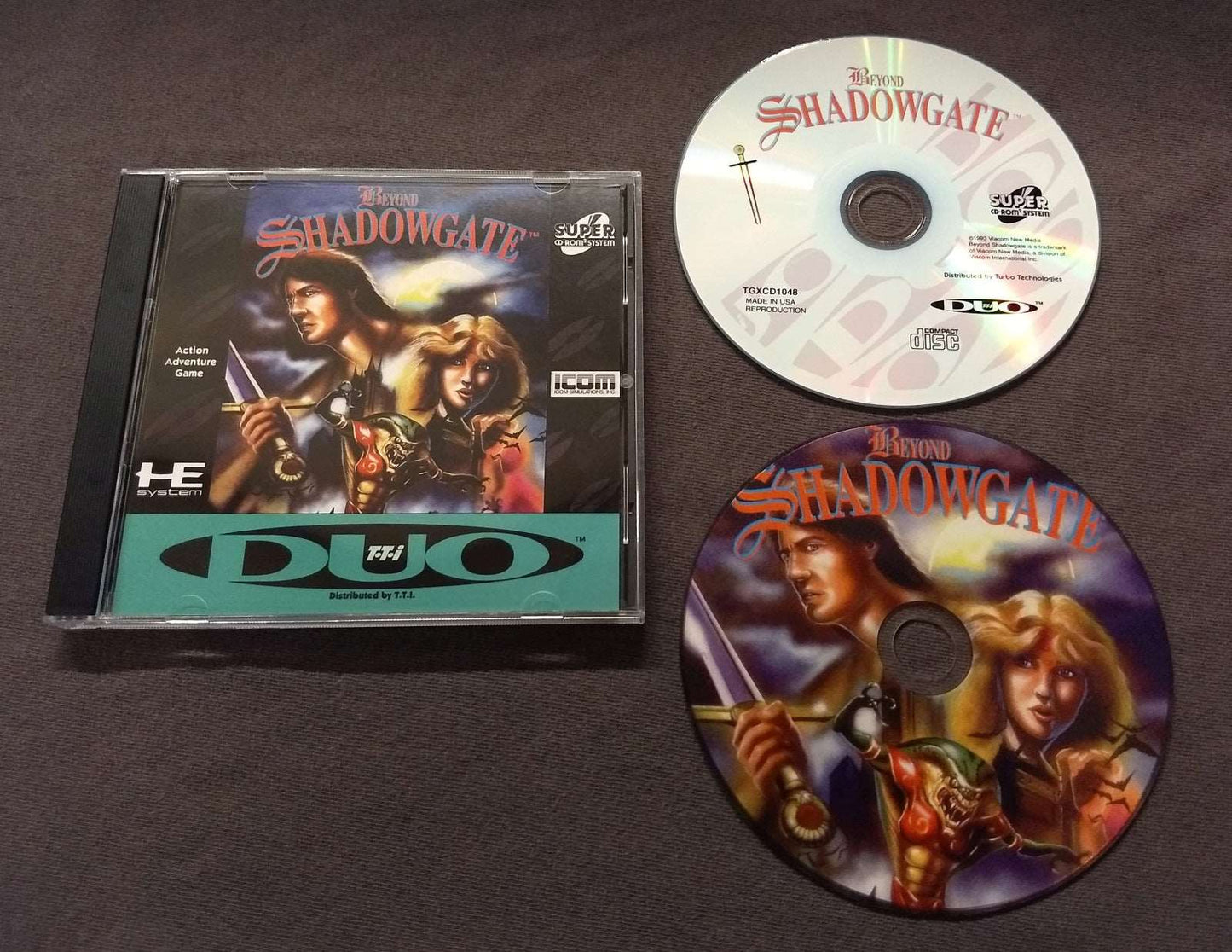 Beyond Shadowgate TurboGrafx-CD Reproduction