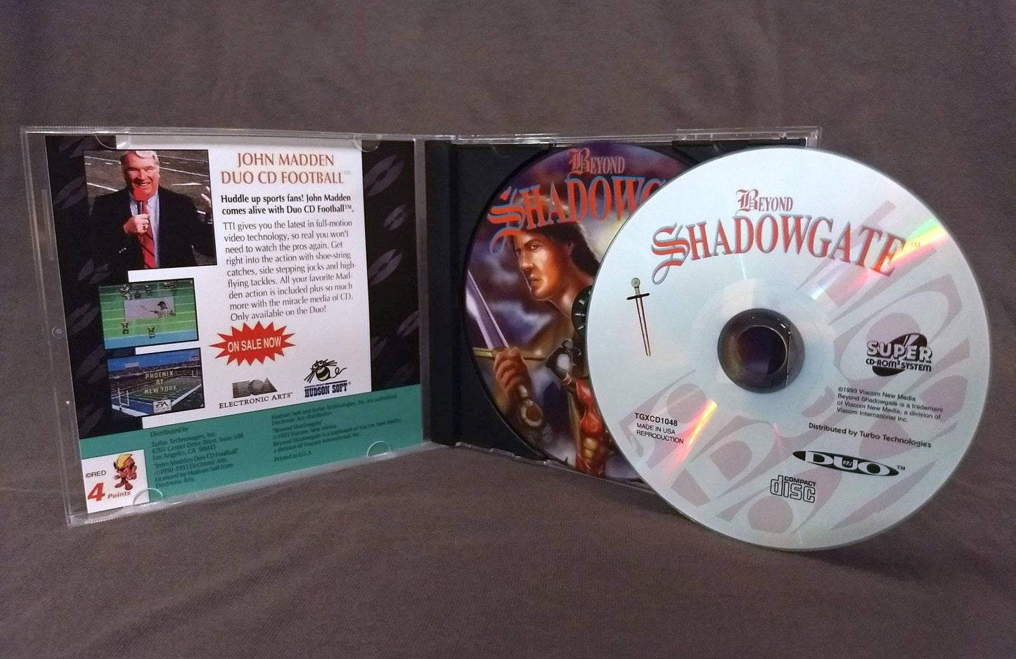 Beyond Shadowgate TurboGrafx-CD Reproduction