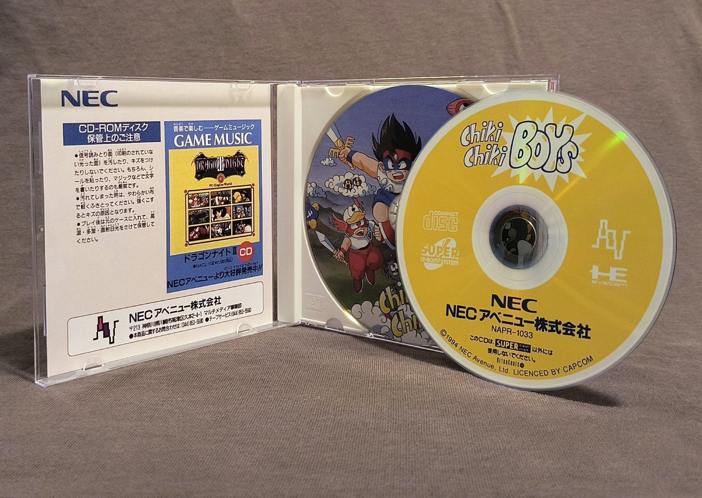 Chiki Chiki Boys PC Engine CD Reproduction