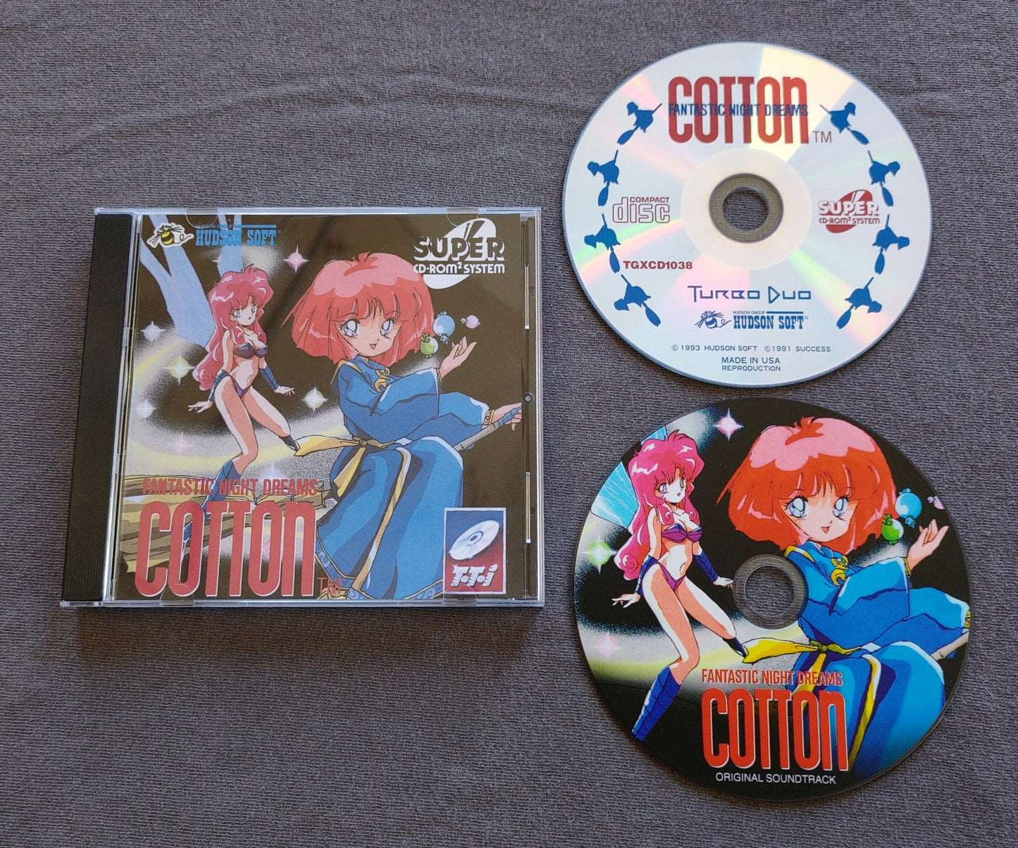 Cotton: Fantastic Night Dreams TurboGrafx-CD Reproduction (US)