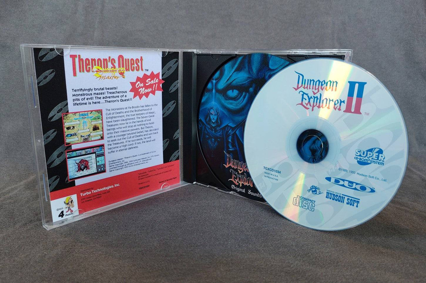 Dungeon Explorer II TurboGrafx-CD Reproduction