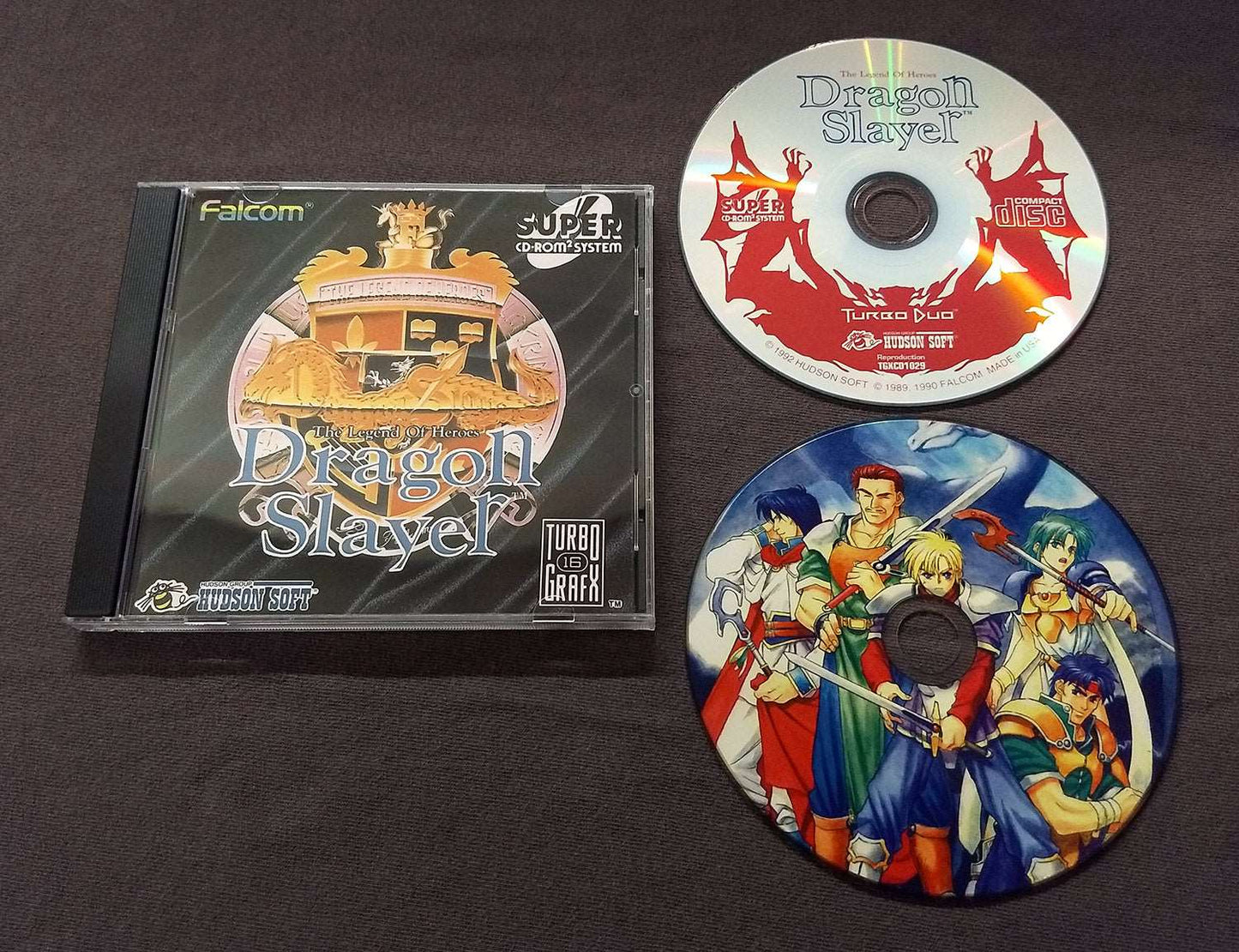 Dragon Slayer TurboGrafx-CD Reproduction