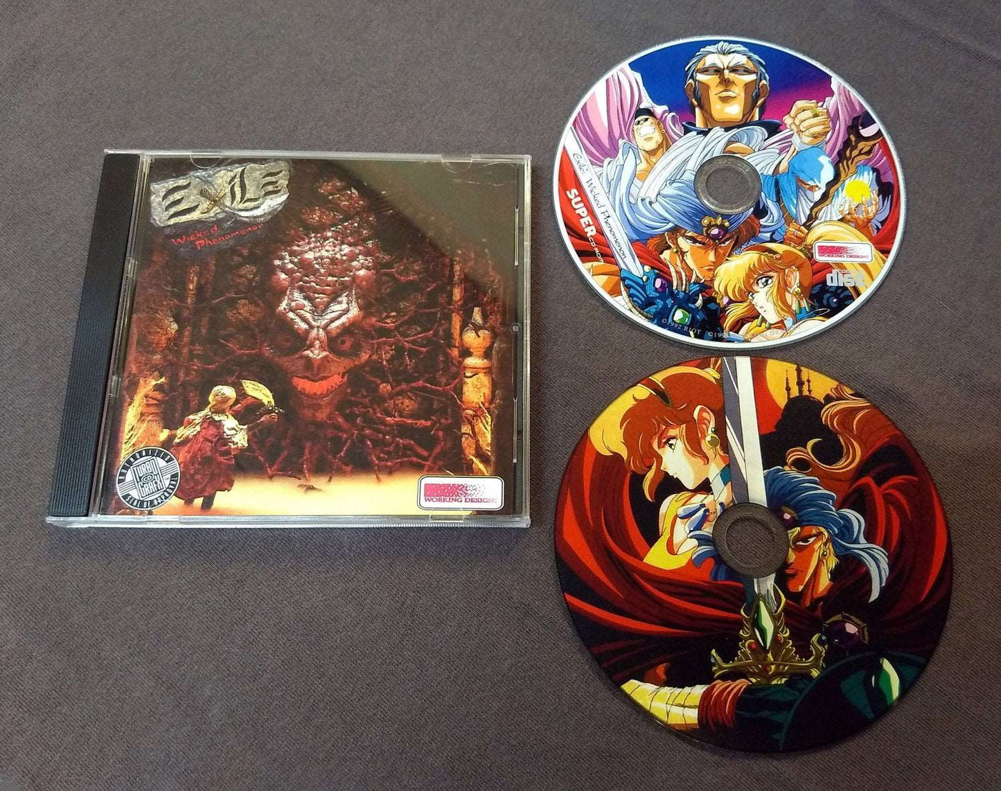 Exile: Wicked Phenomenon (Un-Worked Designs) TurboGrafx-CD Reproduction