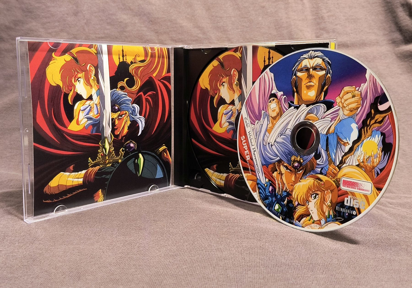 Exile: Wicked Phenomenon (Un-Worked Designs) TurboGrafx-CD Reproduction