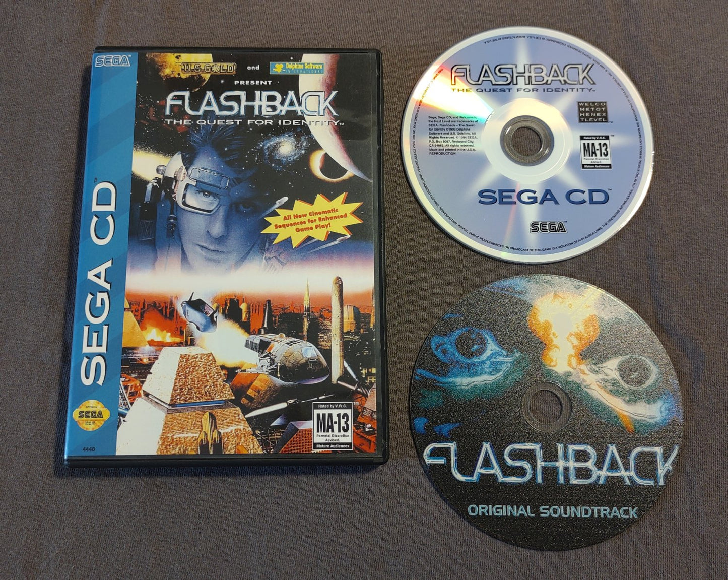 Flashback Sega CD Reproduction