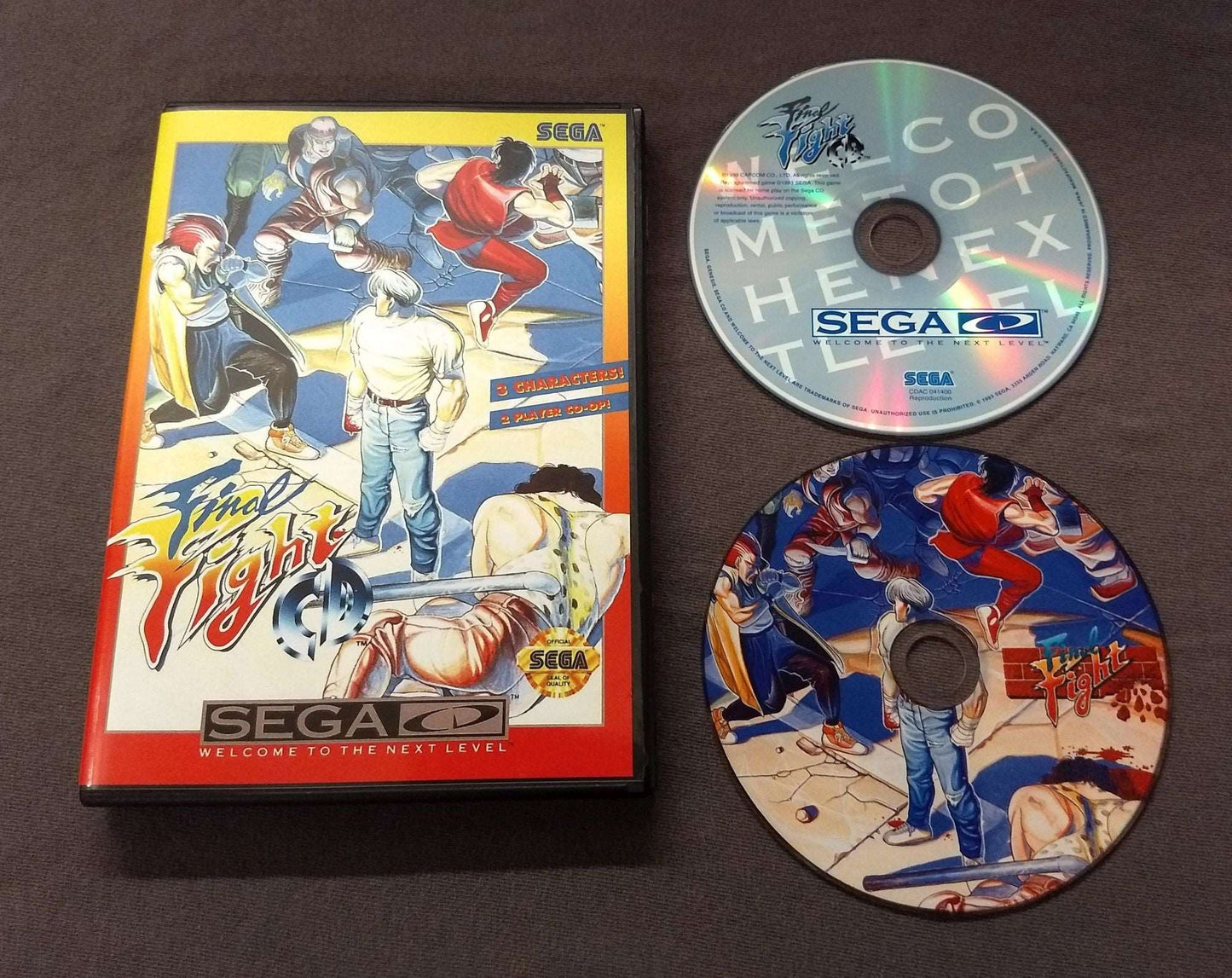 Final Fight CD Sega CD Reproduction