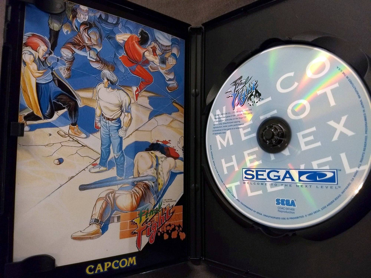 Final Fight CD Sega CD Reproduction