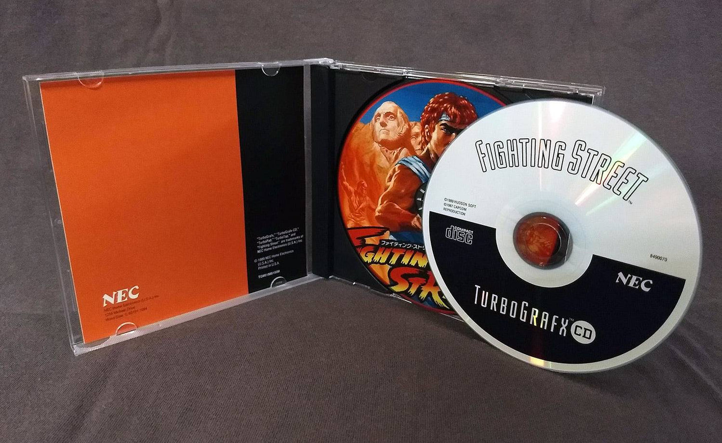 Fighting Street (Street Fighter) TurboGrafx-CD Reproduction
