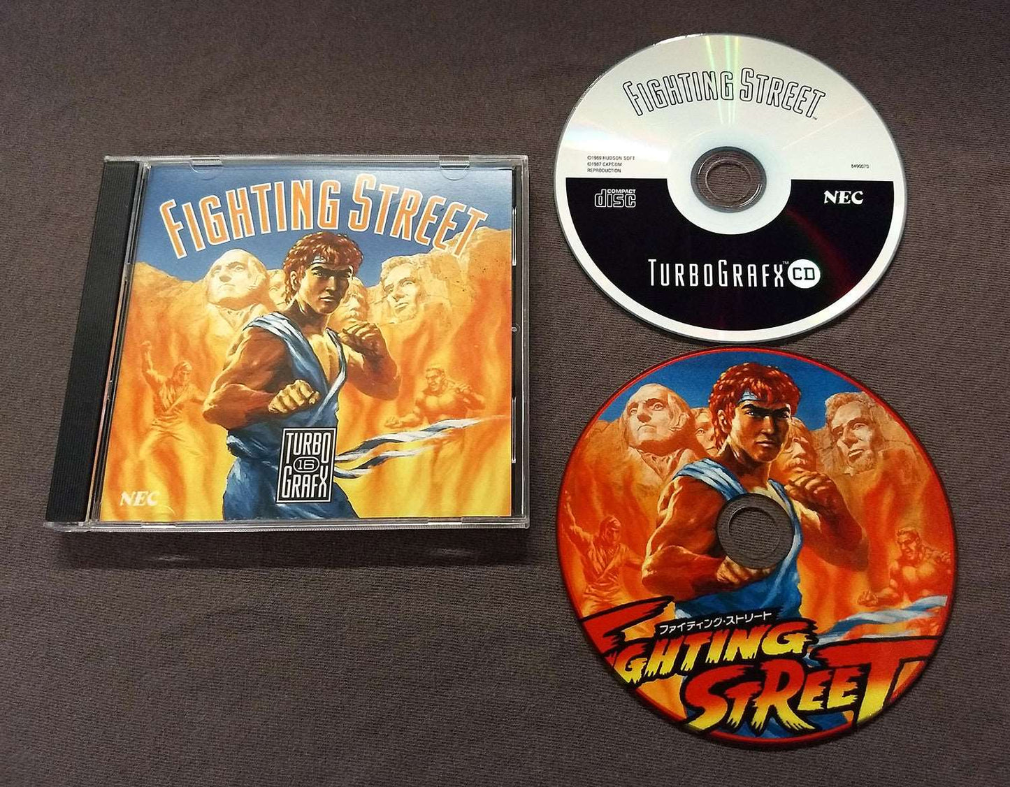 Fighting Street (Street Fighter) TurboGrafx-CD Reproduction