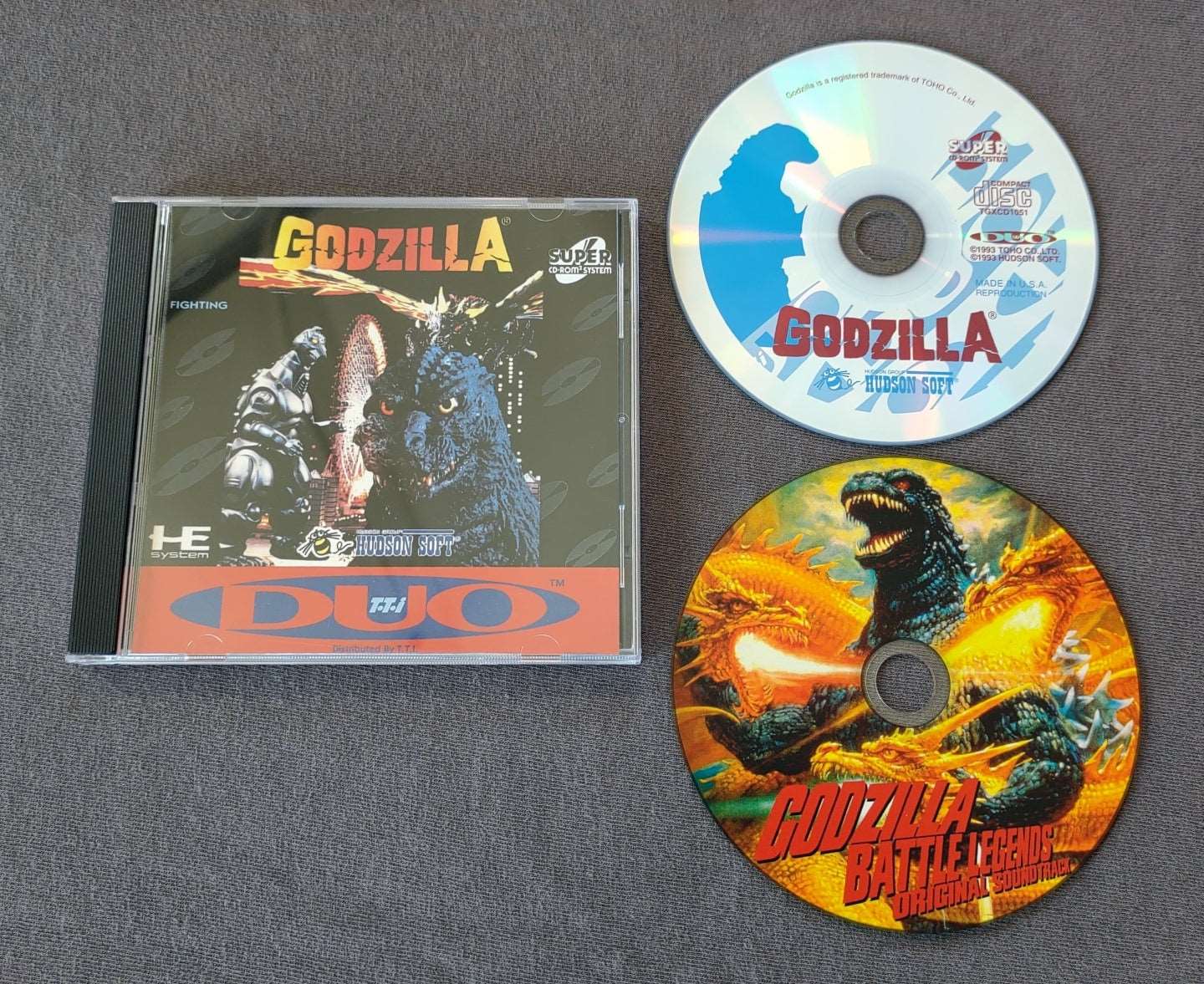 Godzilla TurboGrafx-CD Reproduction