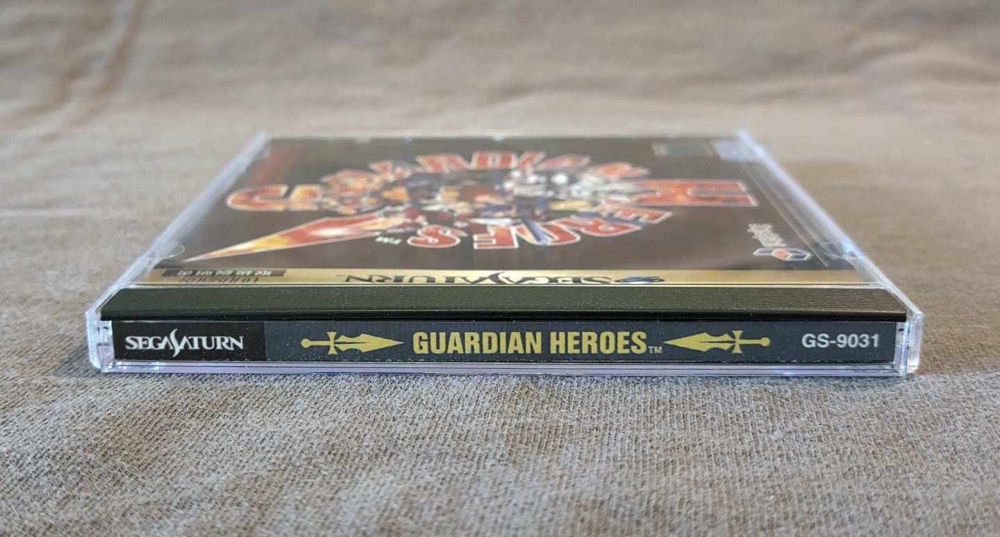 Guardian Heroes Sega Saturn Reproduction (US game JP style case)