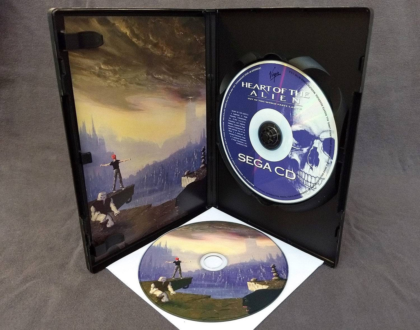 Heart of the Alien: Out of this World Parts I and II Sega CD Reproduction