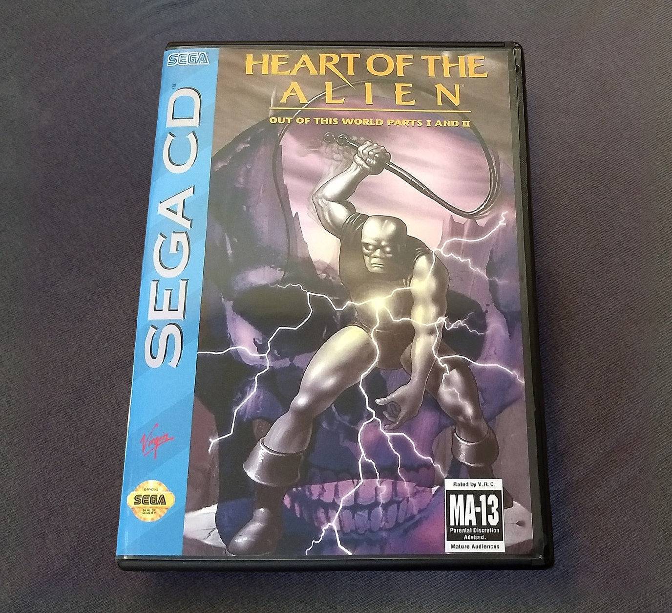 Heart of the Alien: Out of this World Parts I and II Sega CD Reproduction