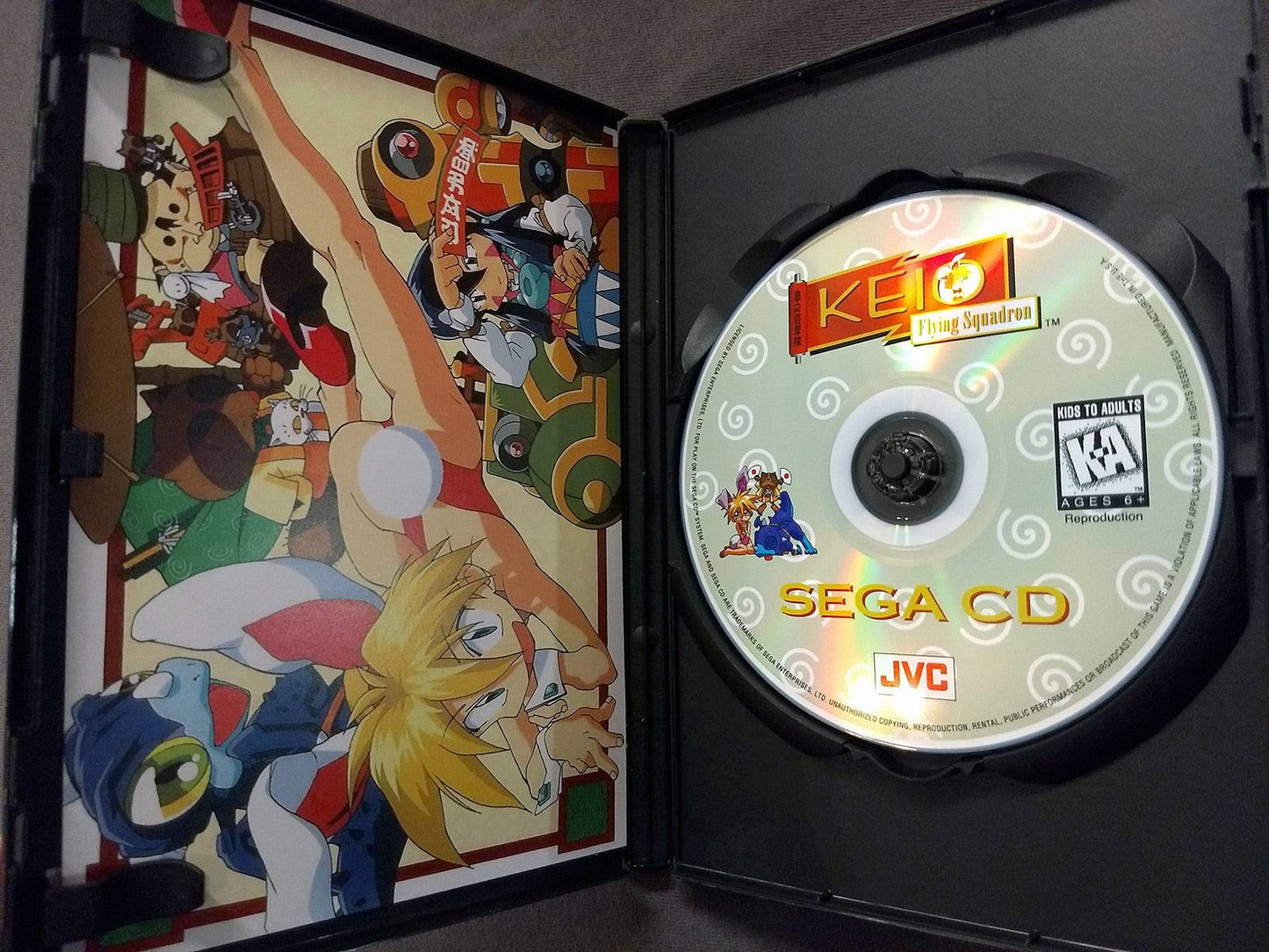 Keio Flying Squadron Sega CD Reproduction