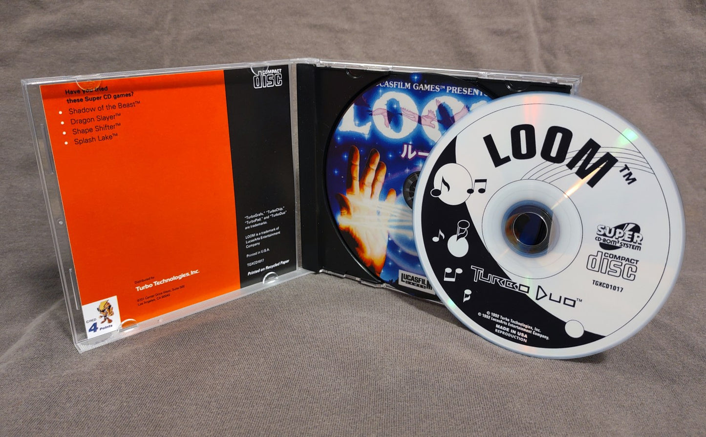 Loom TurboGrafx-CD Reproduction