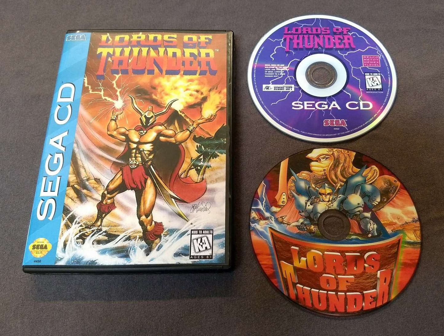Lords of Thunder Sega CD Reproduction