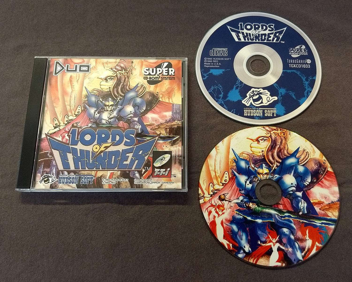 Lords of Thunder TurboGrafx-CD Reproduction (US)