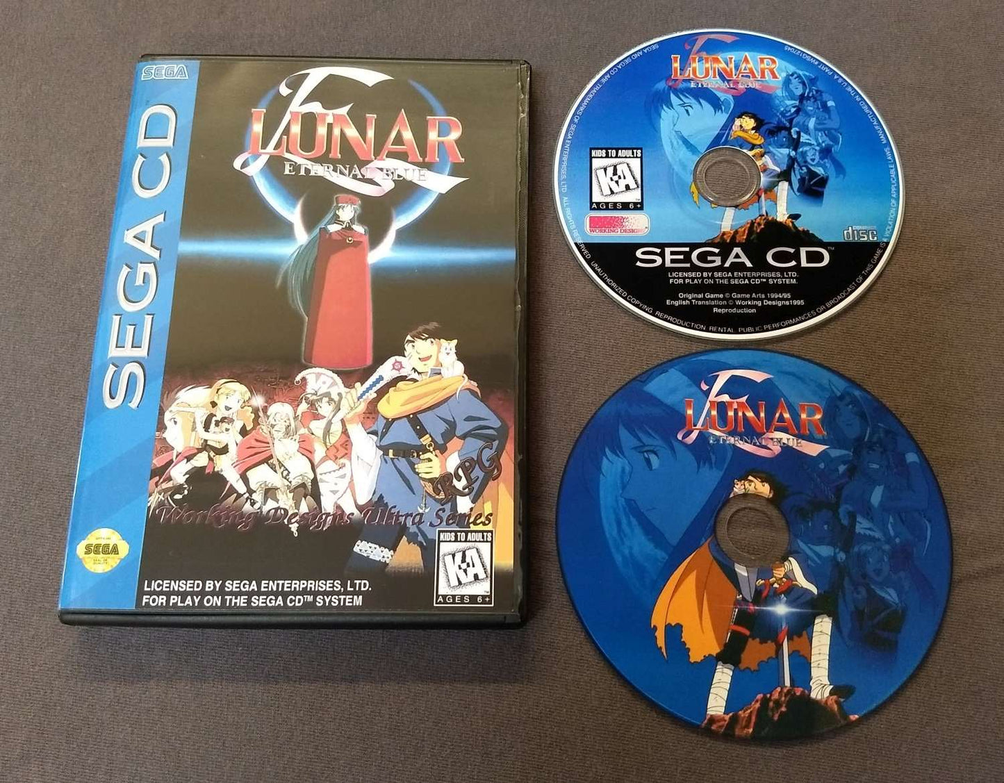 Lunar II: Eternal Blue Sega CD Reproduction