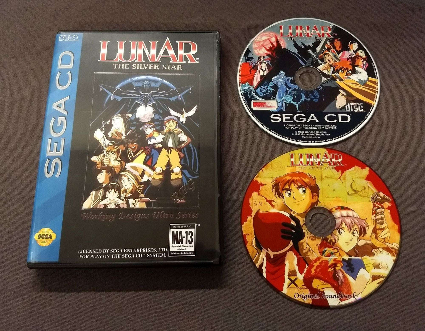 Lunar: The Silver Star Sega CD Reproduction