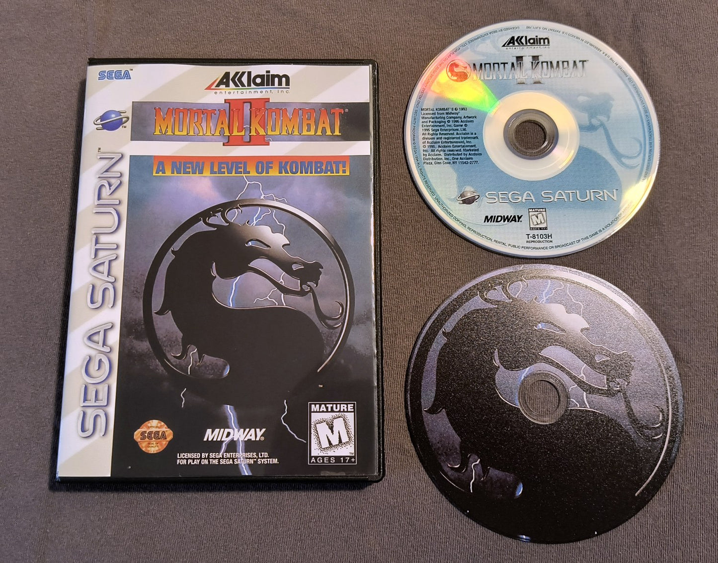 Mortal Kombat II Sega Saturn Reproduction (patched)