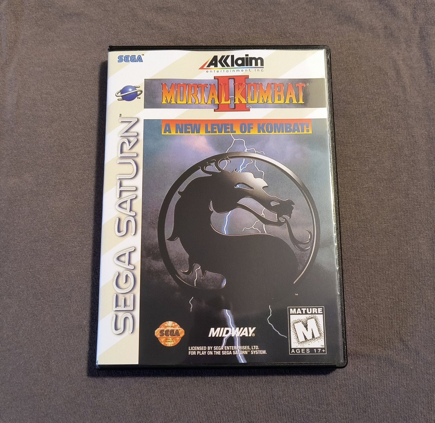 Mortal Kombat II Sega Saturn Reproduction (patched)