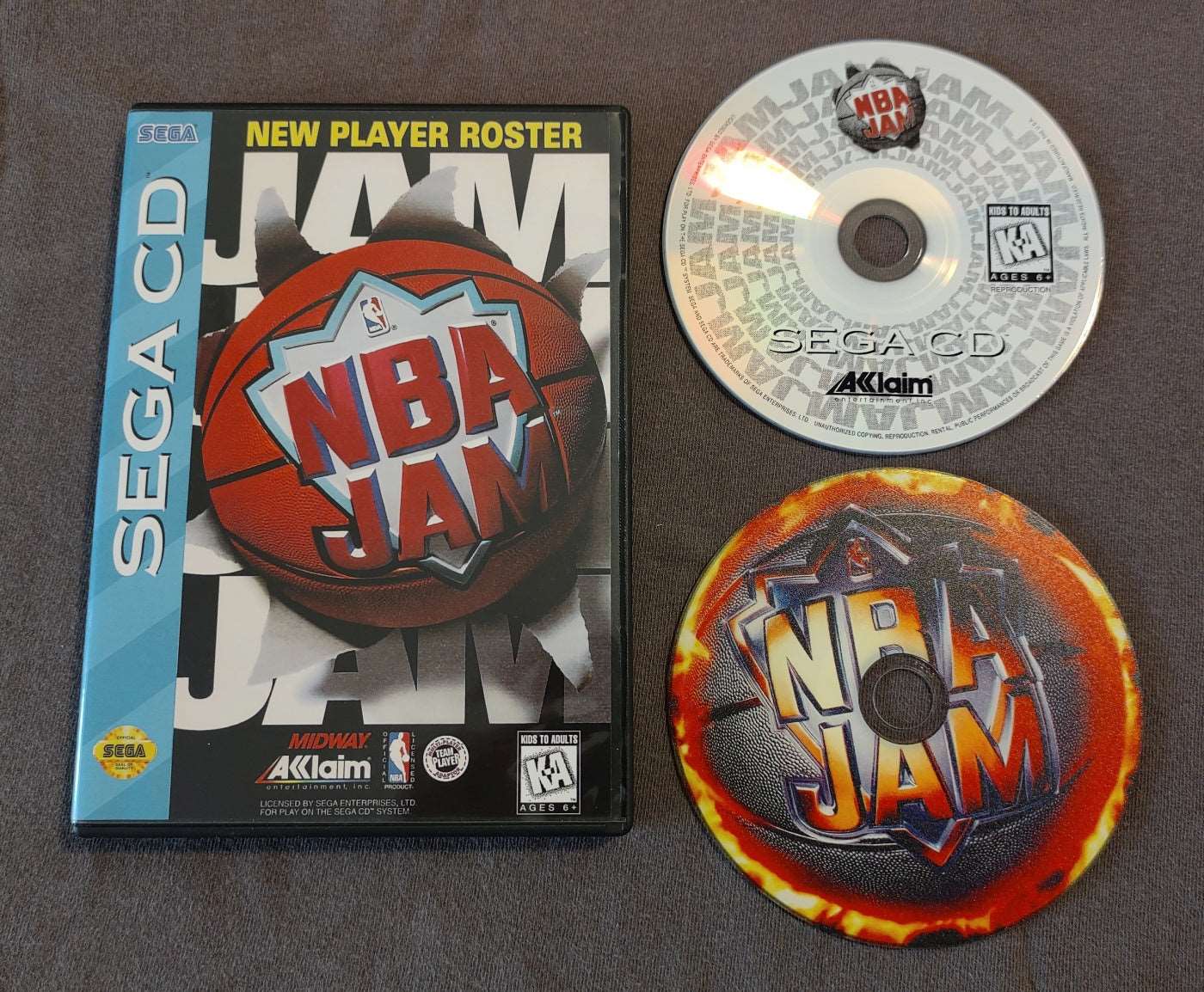NBA Jam Sega CD Reproduction