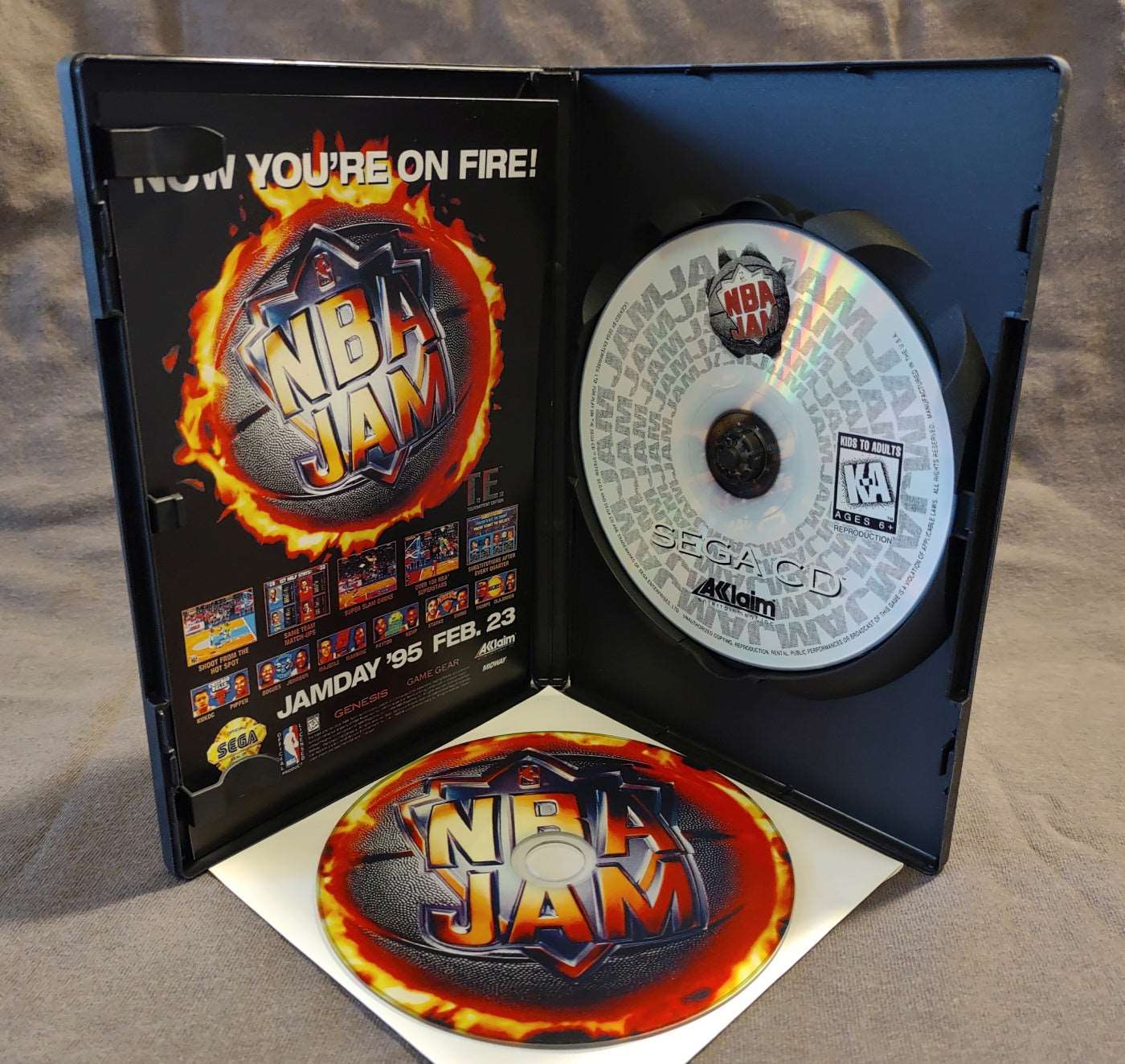 NBA Jam Sega CD Reproduction