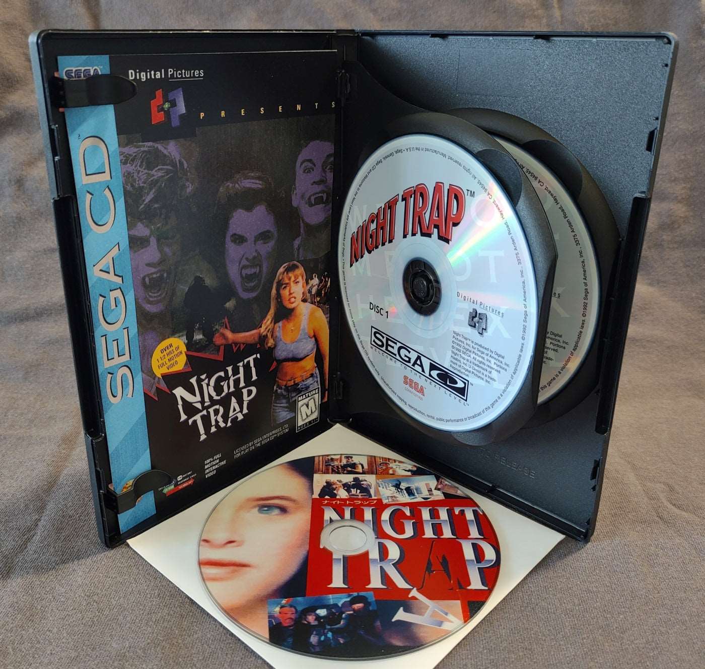 Night Trap Sega CD Reproduction