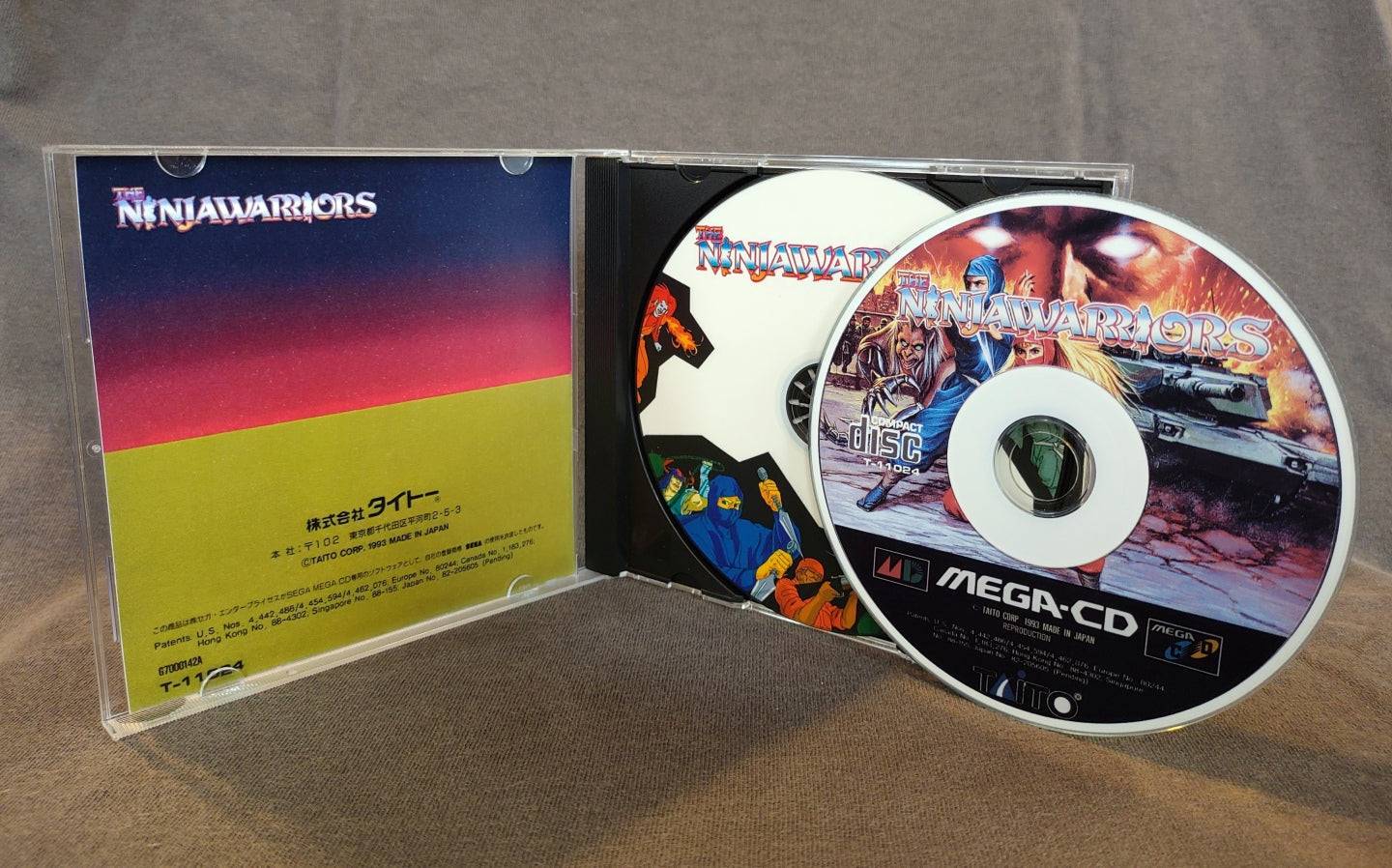 The Ninja Warriors Sega Mega CD Reproduction (US)
