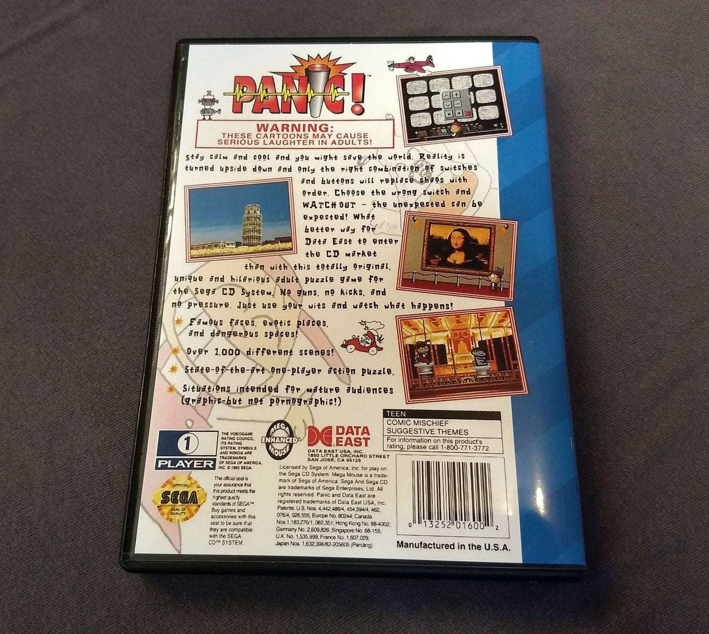 Panic! Sega CD Reproduction