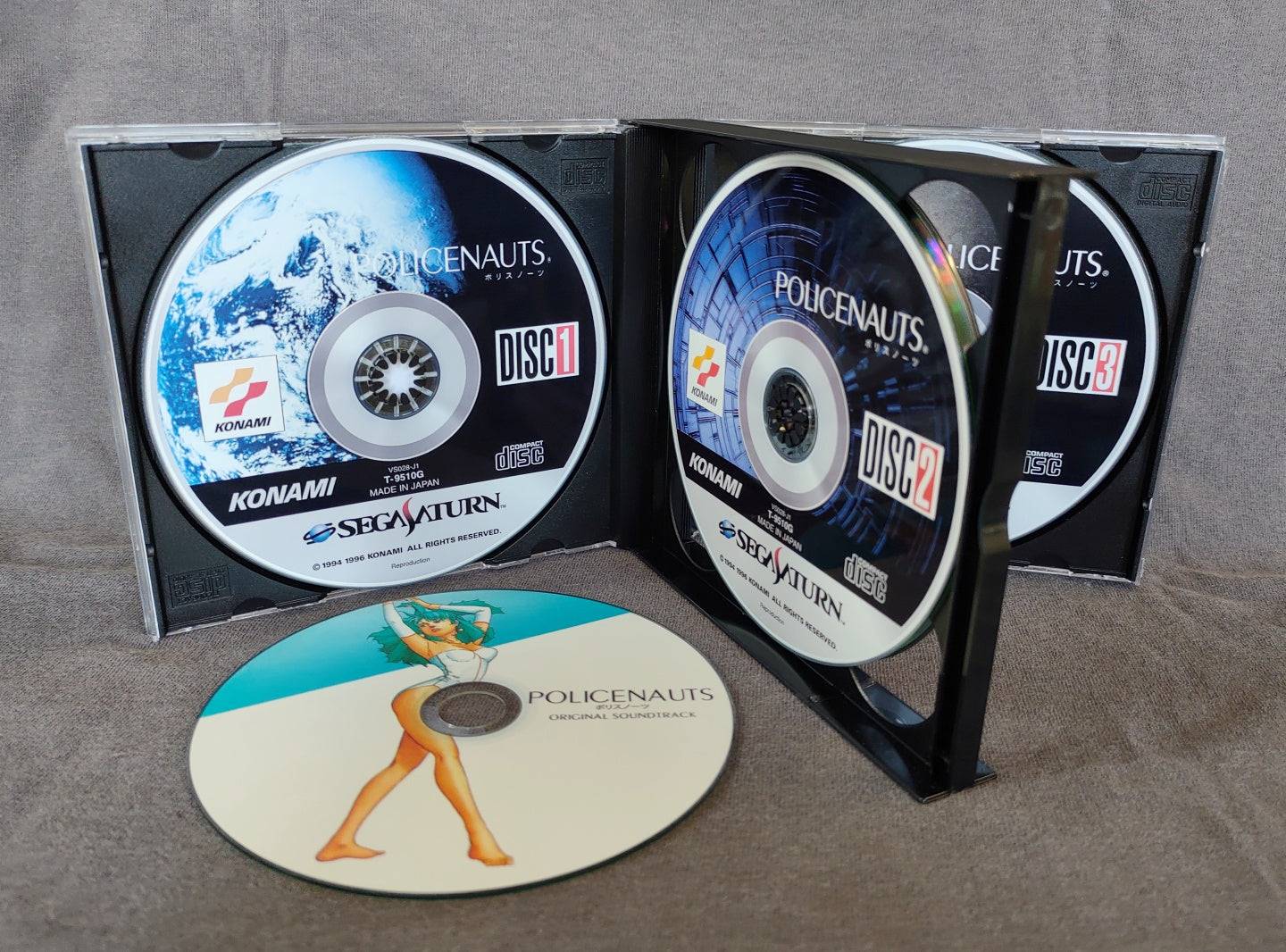 Policenauts Sega Saturn Reproduction (English)