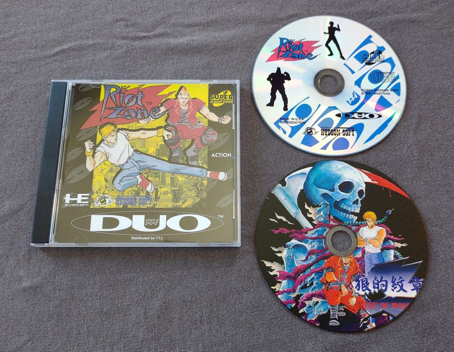 Riot Zone TurboGrafx-CD Reproduction