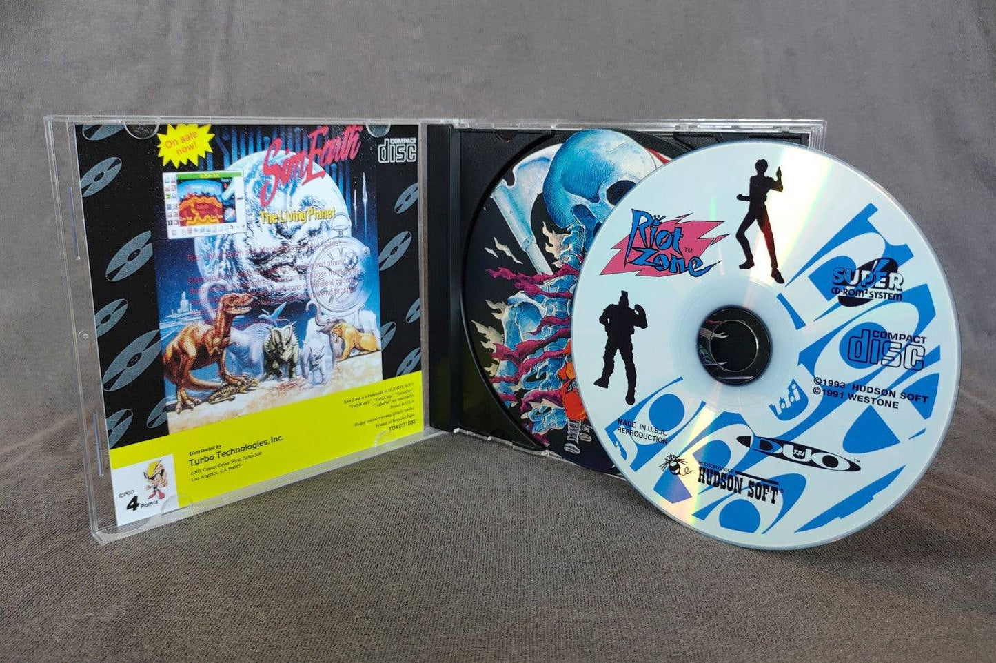 Riot Zone TurboGrafx-CD Reproduction