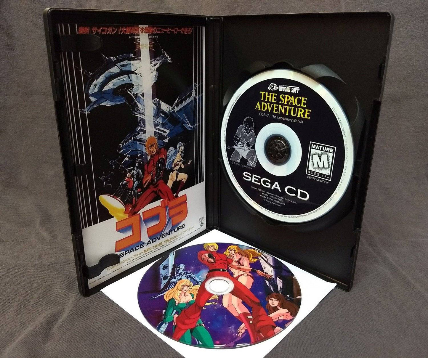 The Space Adventure - Cobra: The Legendary Bandit Sega CD Reproduction