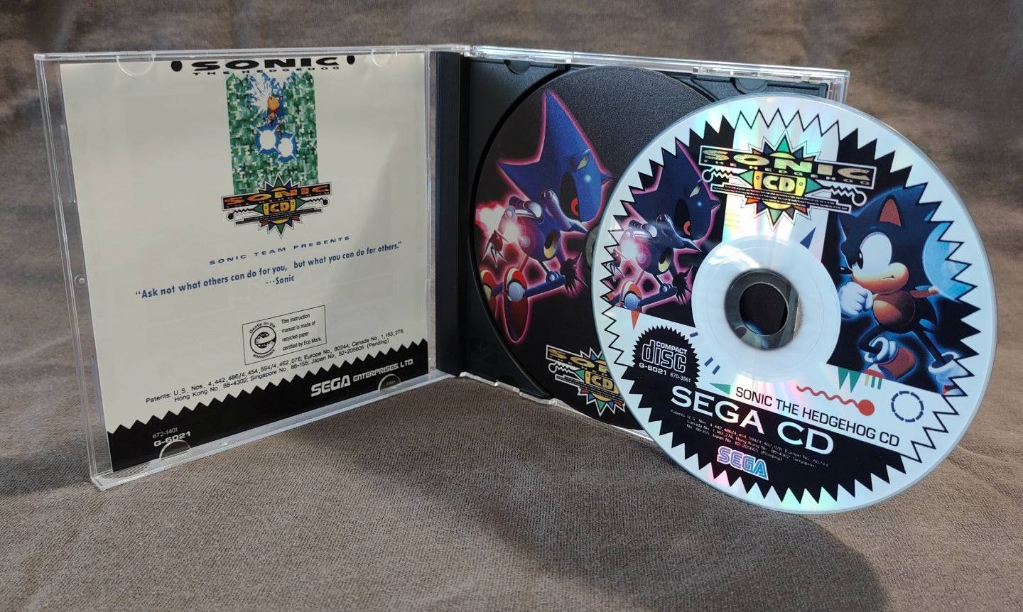 Sonic CD (EU/JP OST swap) Sega CD Reproduction