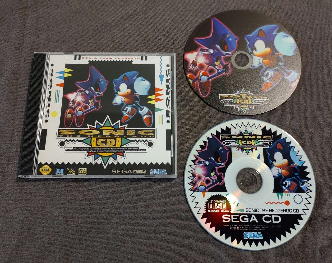 Sonic CD (EU/JP OST swap) Sega CD Reproduction