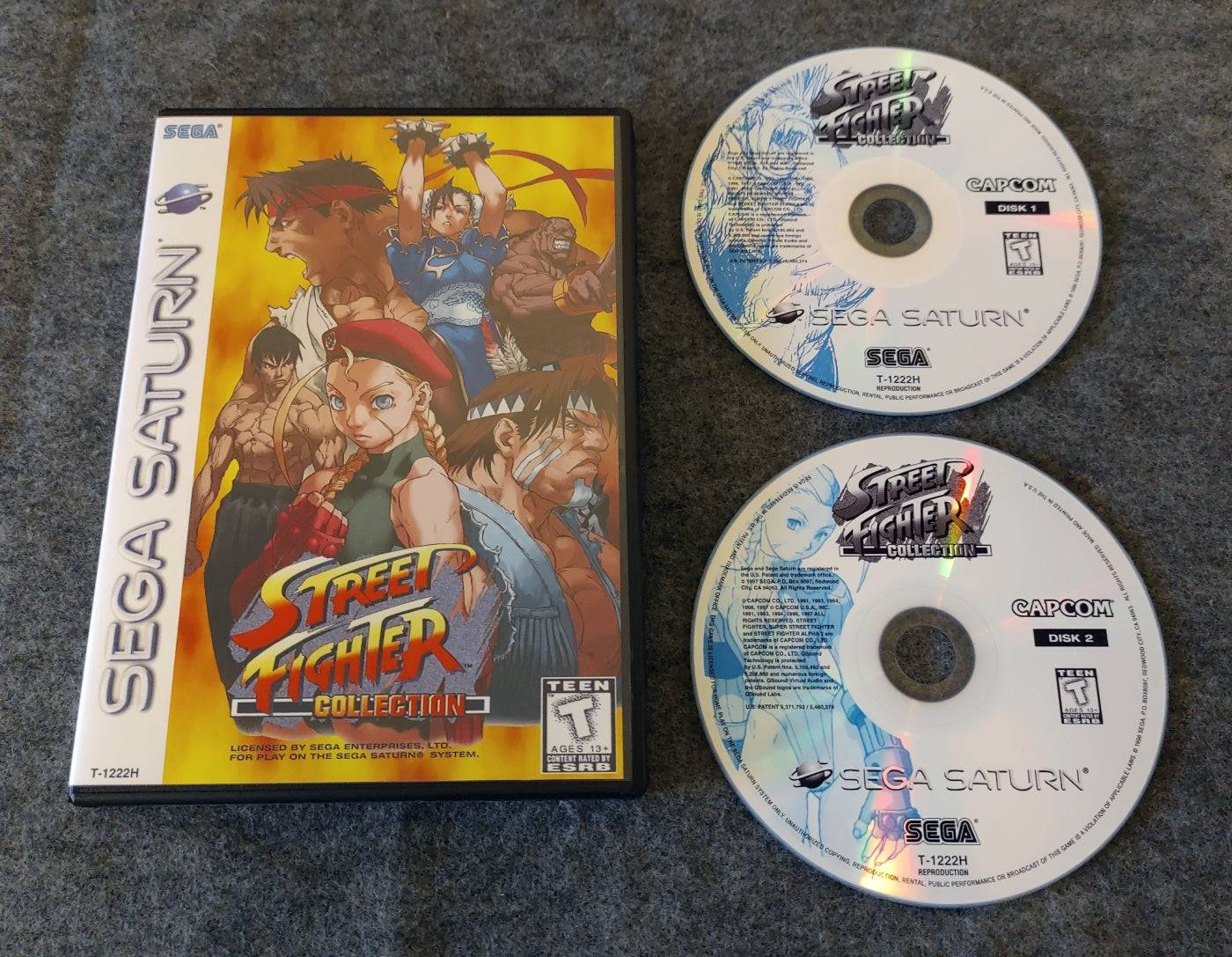 Street Fighter Collection Sega Saturn Reproduction