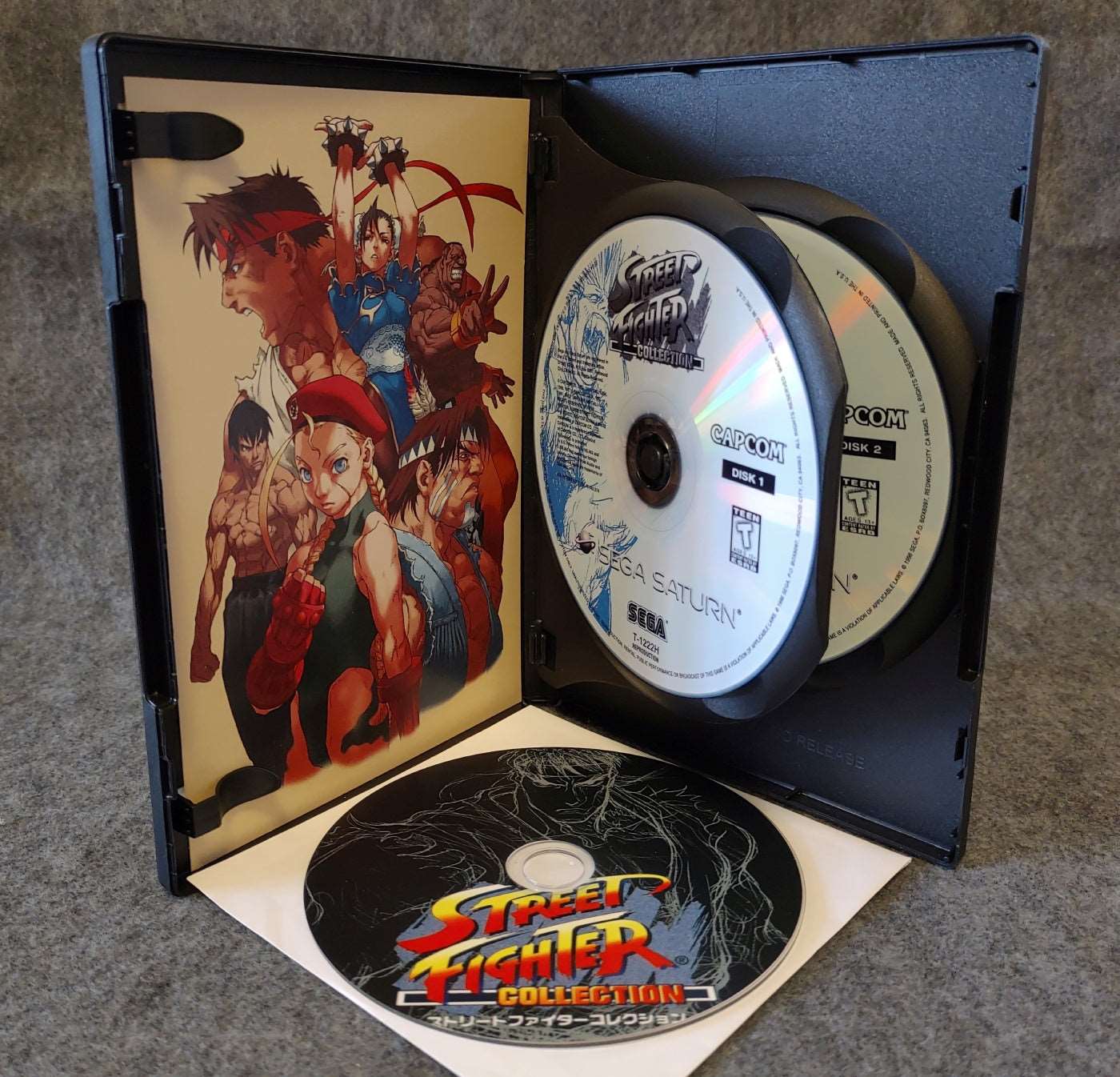 Street Fighter Collection Sega Saturn Reproduction