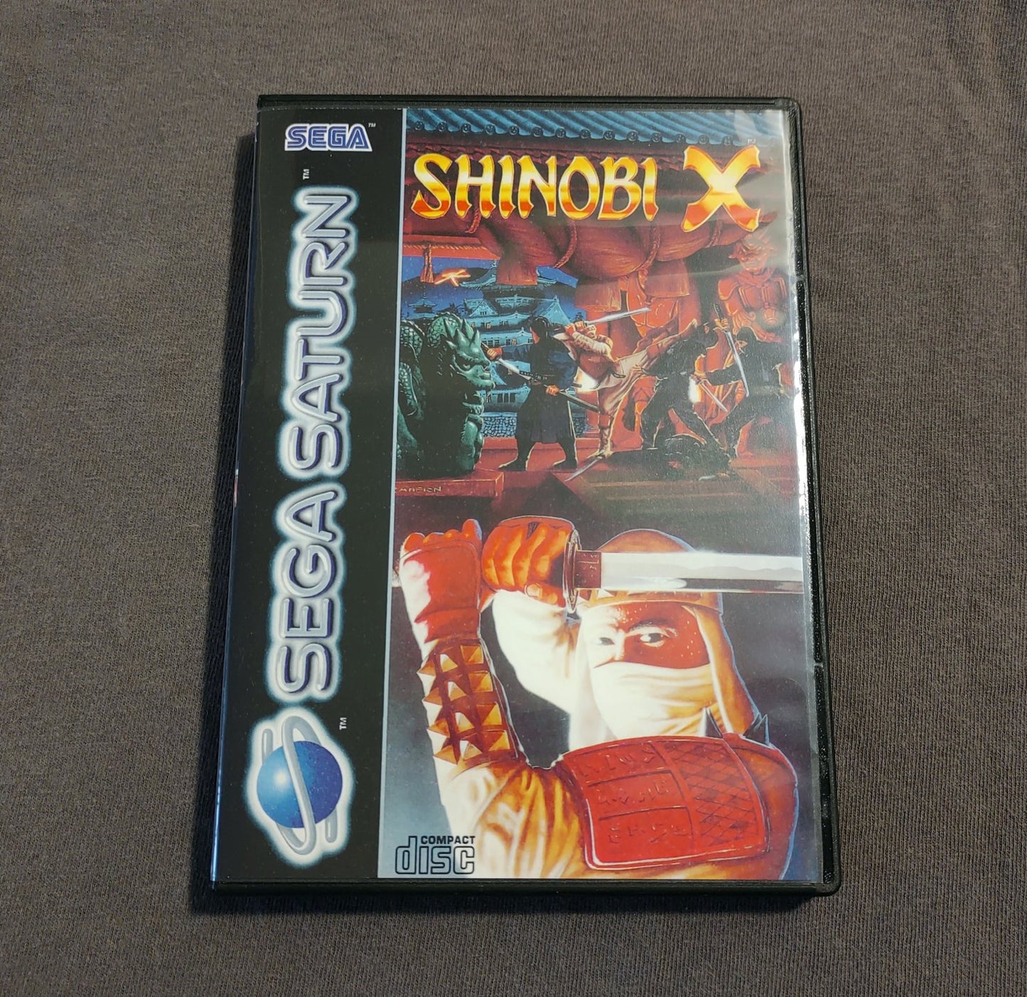 Shinobi X (Europe) 60Hz Hack (PAL to NTSC) Sega Saturn Reproduction