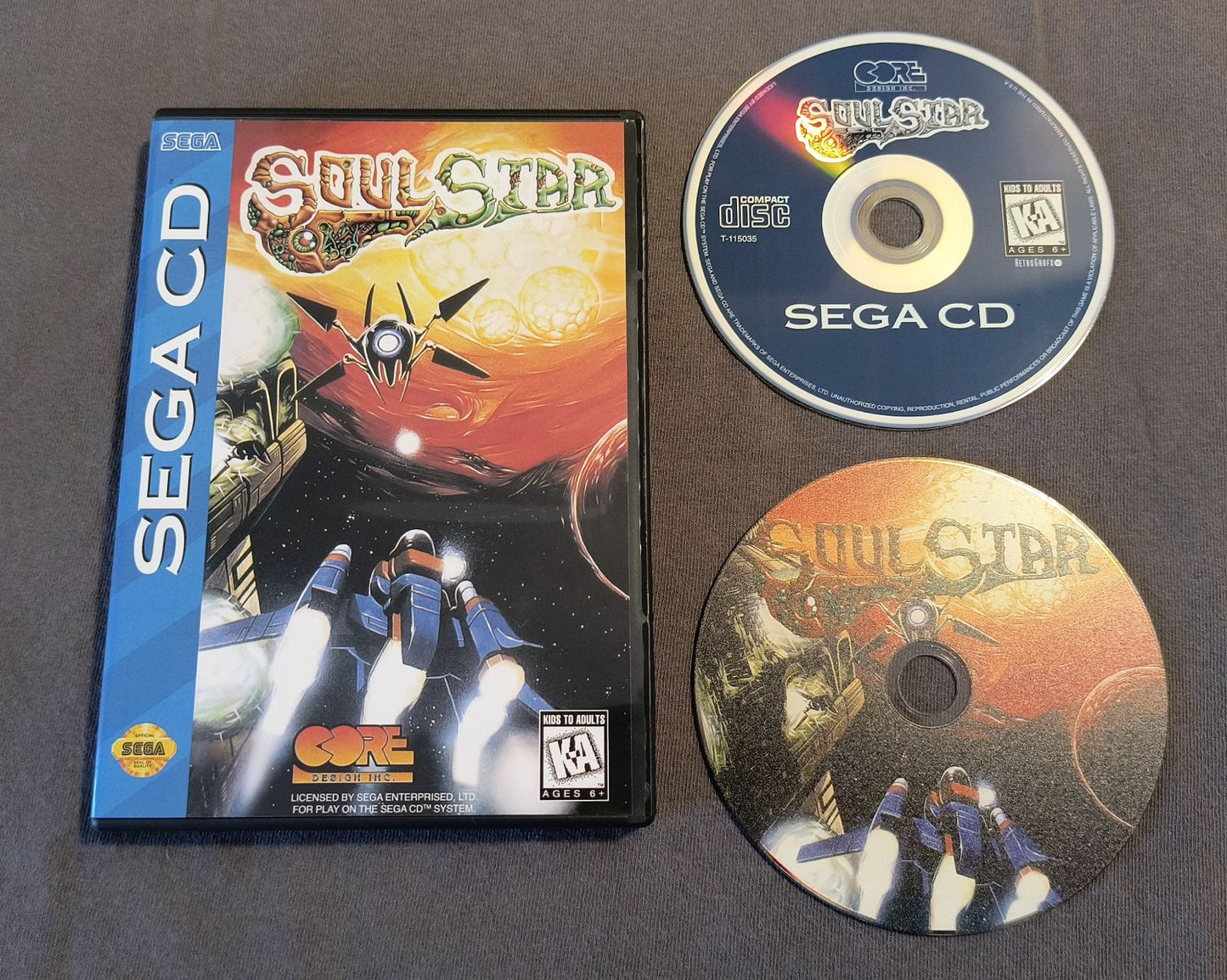Soulstar Sega CD Reproduction