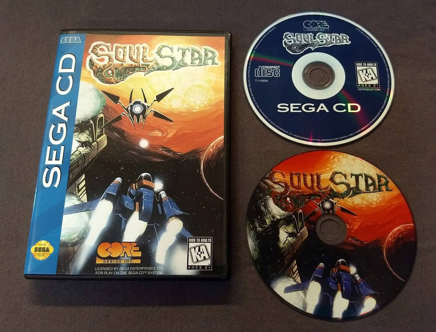 Soulstar Sega CD Reproduction