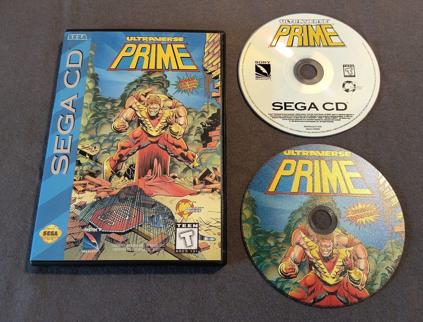 Ultraverse Prime Sega CD Reproduction