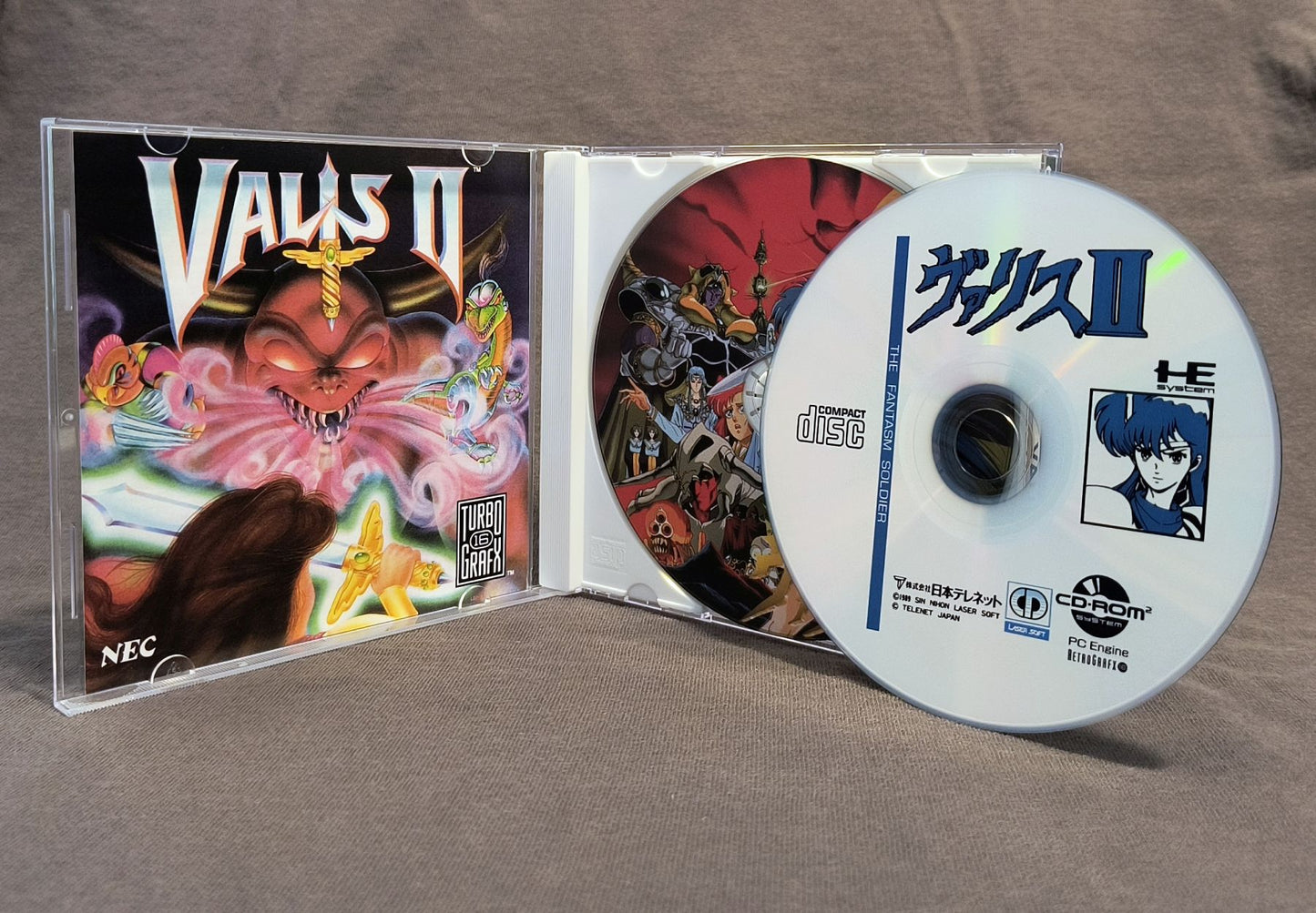 Valis II TurboGrafx-CD Reproduction (US game, JP style art)